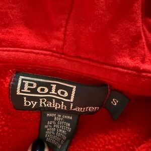 Polo by Ralph Lauren Red Hoodie